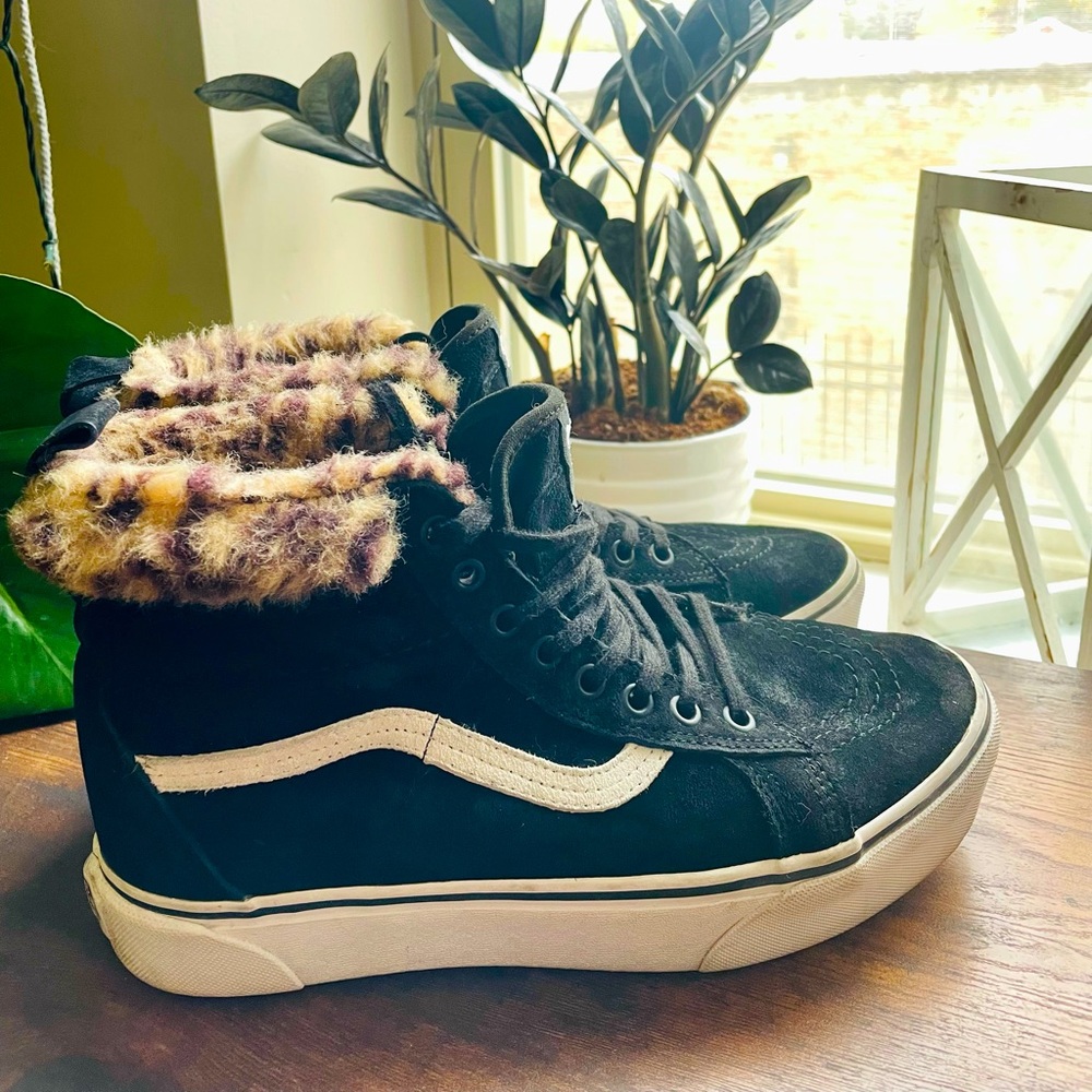 Winter style platform vans